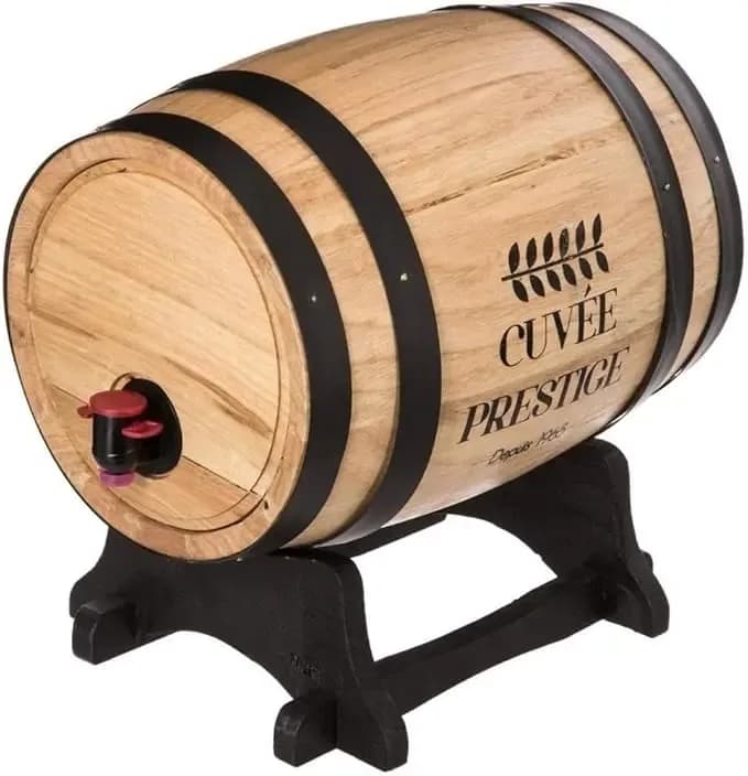 Secret de Gourmet Wine Barrel Dispenser – Tonneau Distributeur à Vin 5.5L