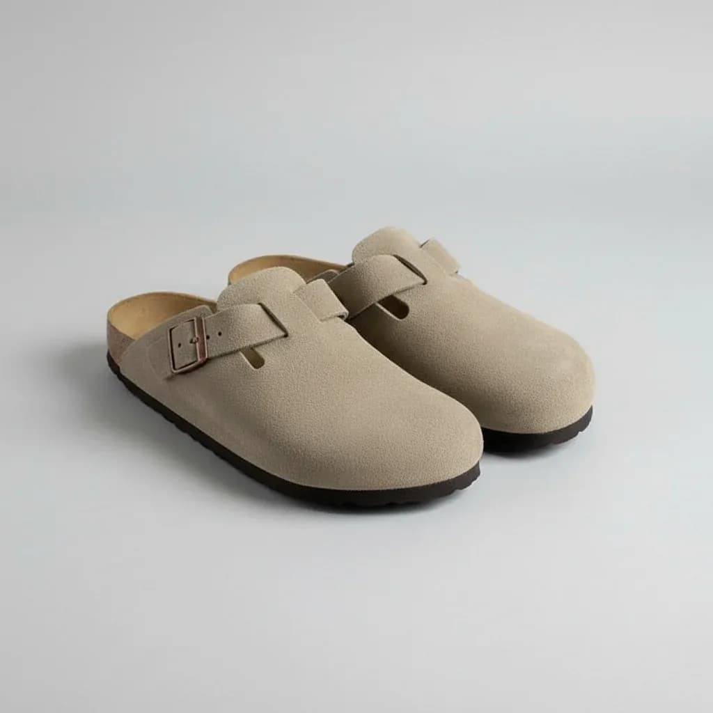 Birkenstock Boston Soft Footbed Suede Clog Size 8-10