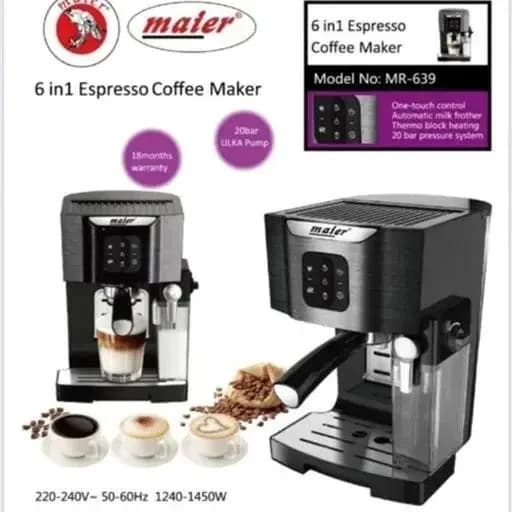 Maier 6 in 1 Espresso Coffee Maker Model No: MR-639