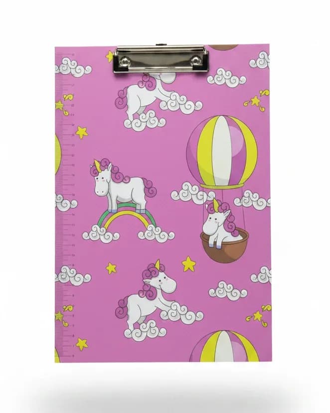 Air Balloon Plastic Clipboard A4