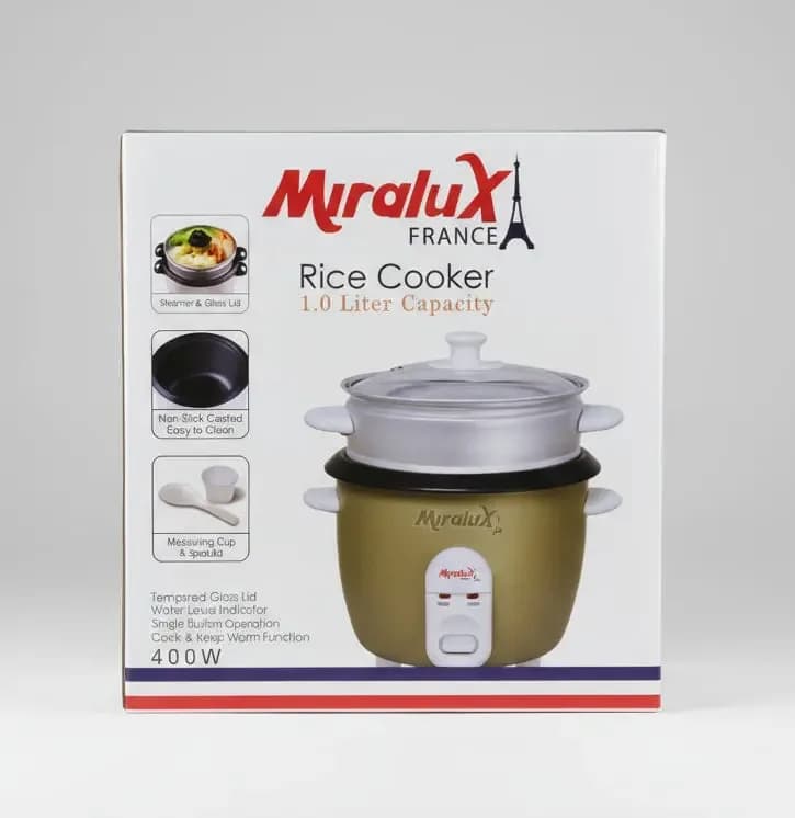 Miralux Electric Rice Cooker – 1.0L 400W