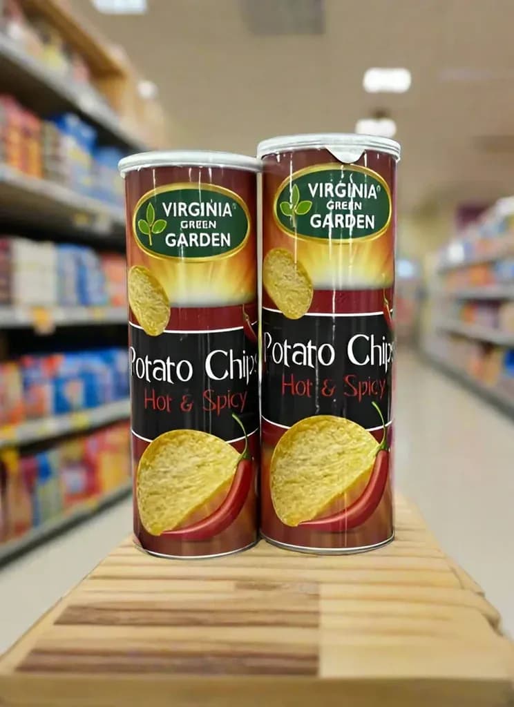 Virginia Green Garden Potato Chips Hot & Spicy 1pc 138g