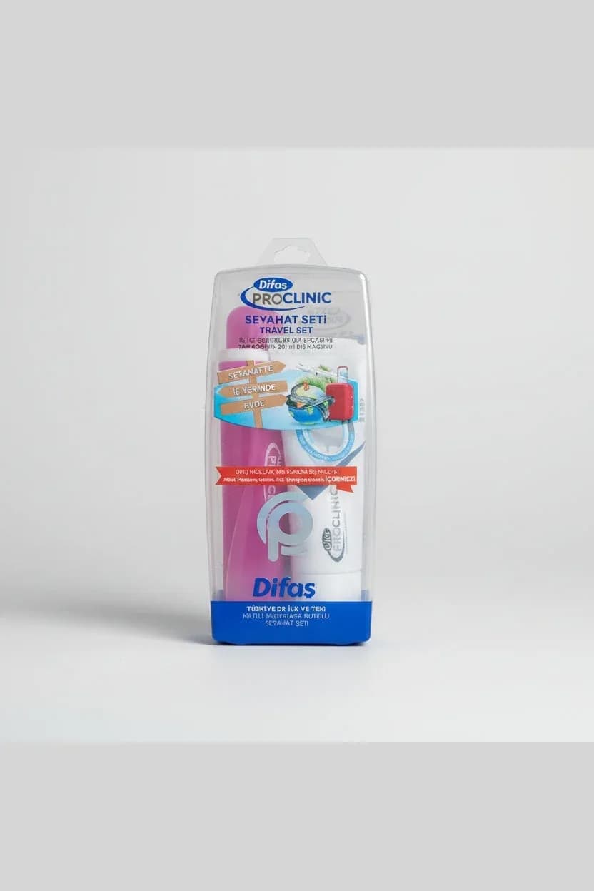 Difaş Proclinic Travel Set Toothbrush
