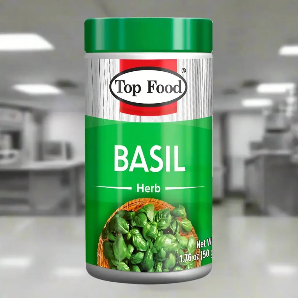 Top Food Basil Herb 50g