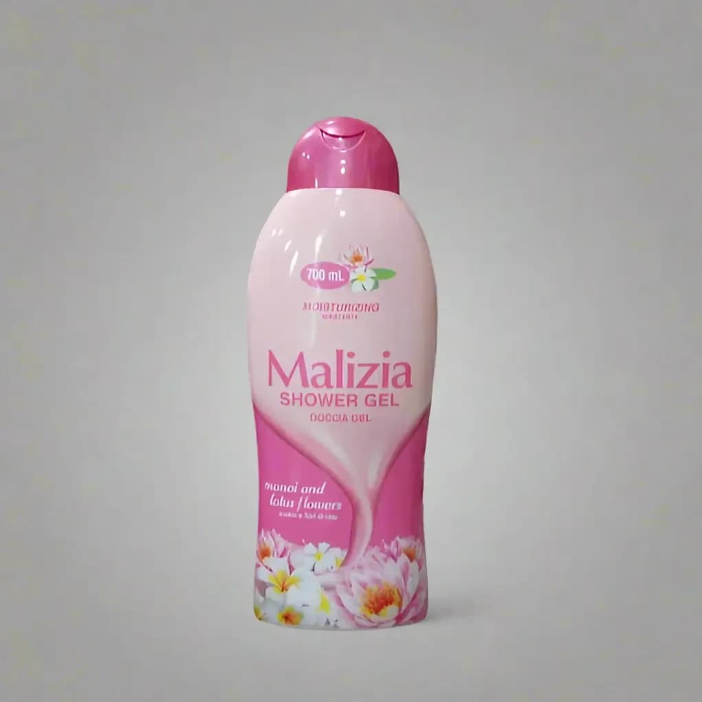 Malizia Moisturizing Shower Gel - Monoi & Lotus Flowers, 700 mL