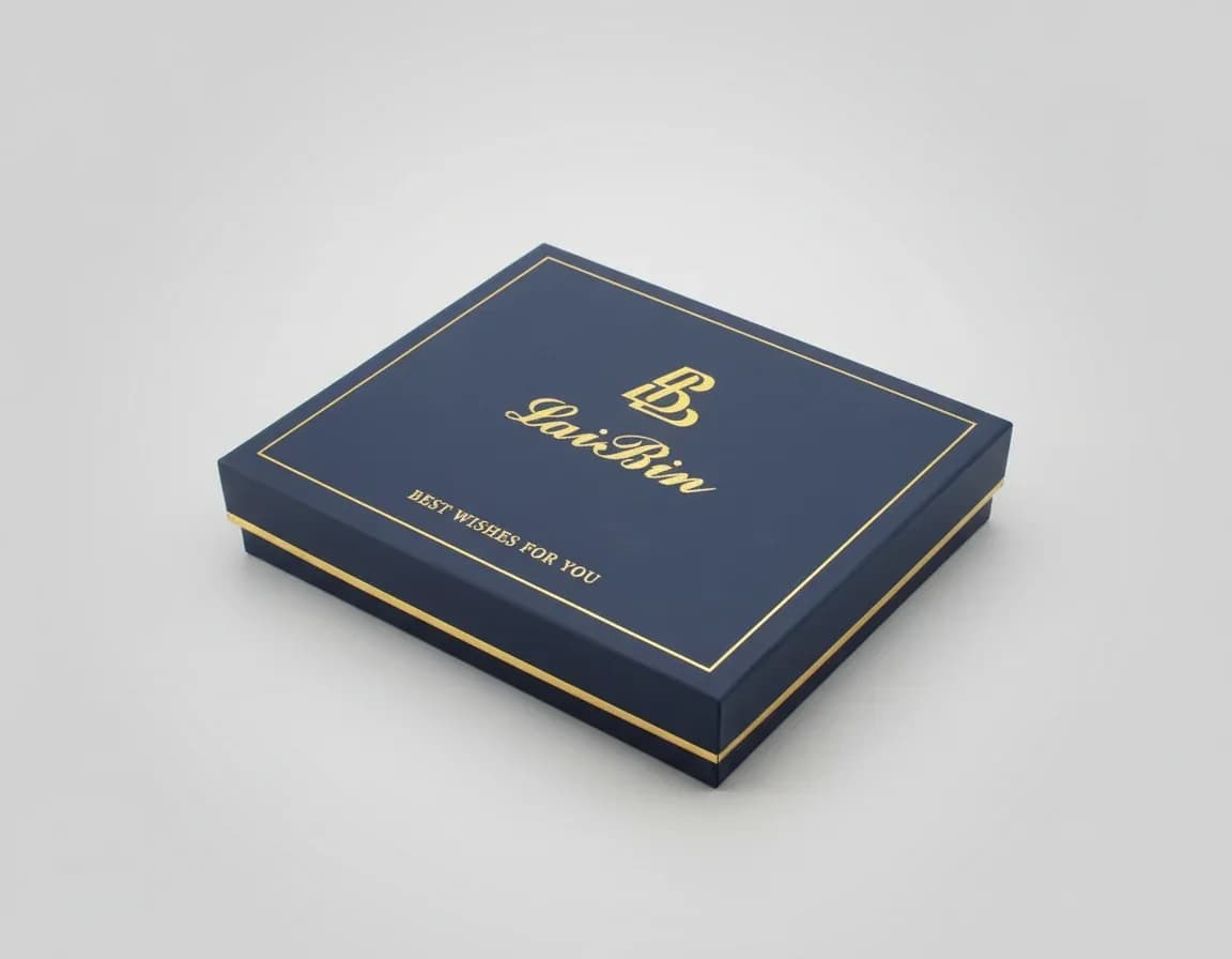 Lai Bin Men’s Luxury Gift Set – Dark Blue & Gold Box