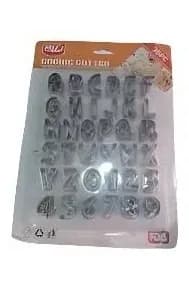 26 Alphabet Classic Shapes Clay Earring Cutters Cartoon character Letter