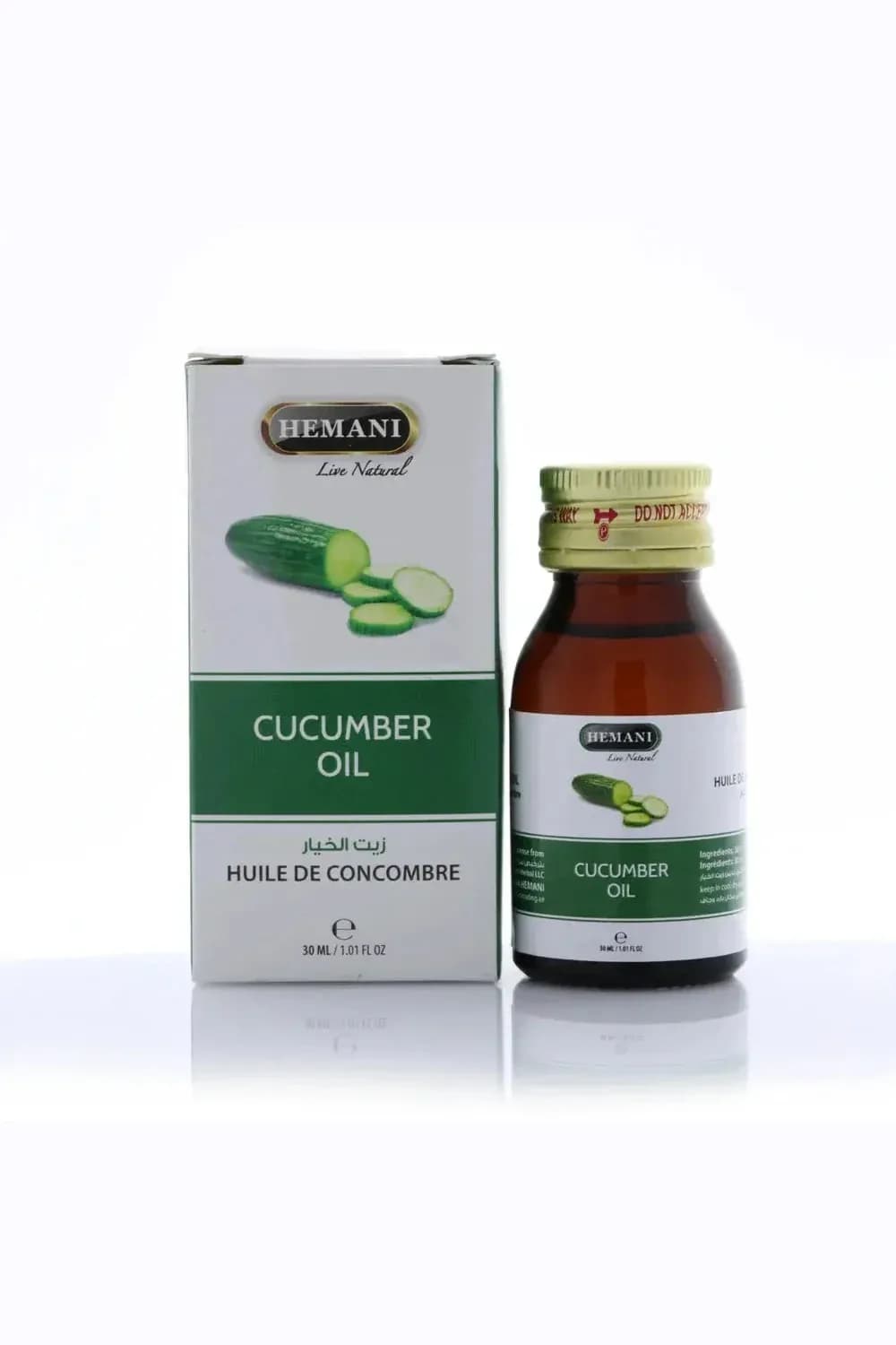 Hemani Cucumber Oil - 30ml Pure & Natural