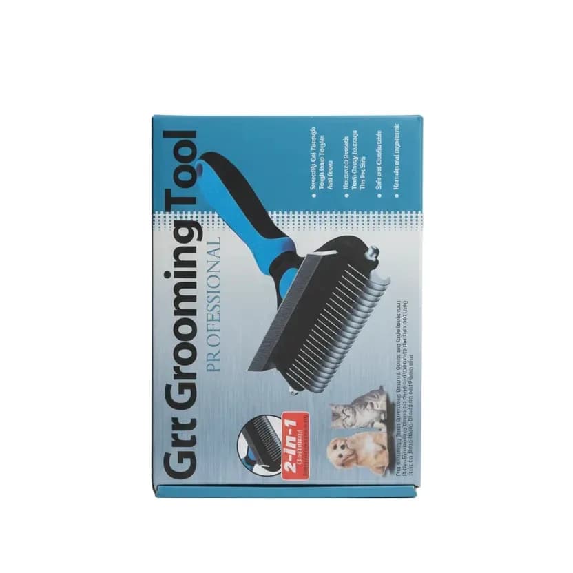 2-in-1 Pet Grooming Tool