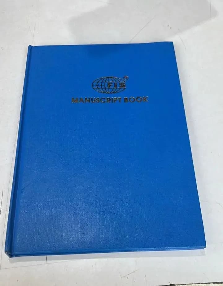 Small FIS Manuscript Notebook/Lines