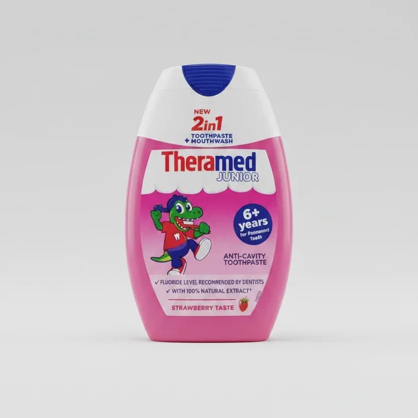 Theramed Junior 2in1 Toothpaste + Mouthwash 6years