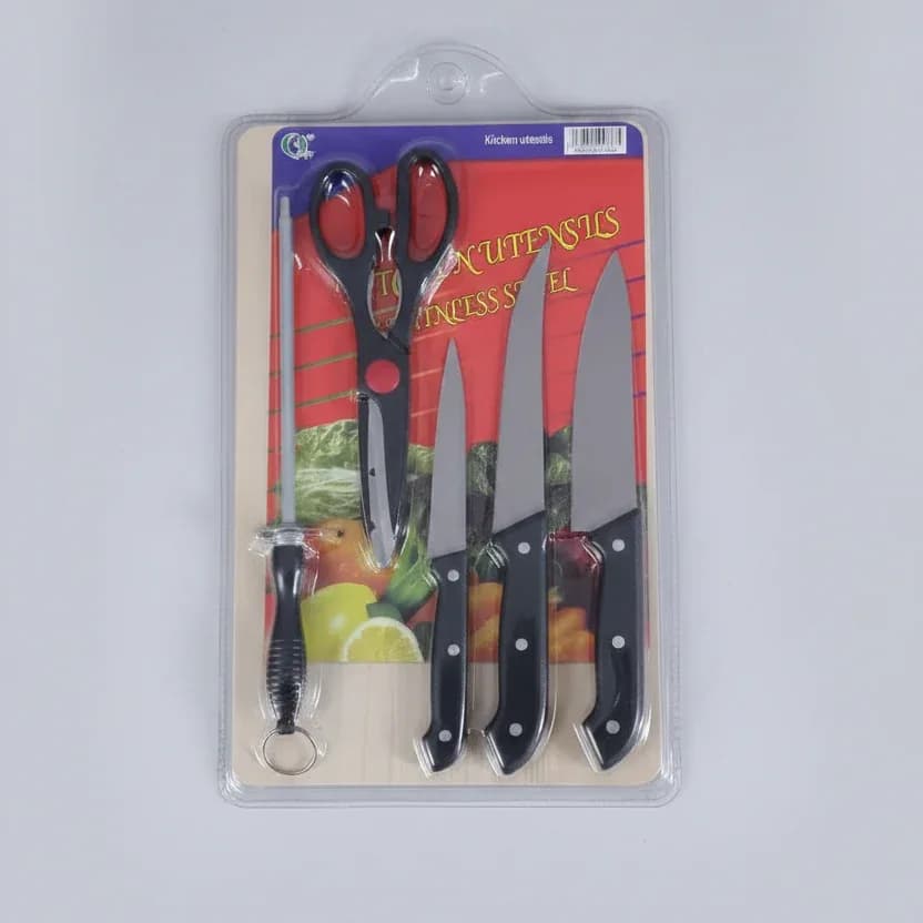 5-Piece Stainless Steel Kitchen Knife Set