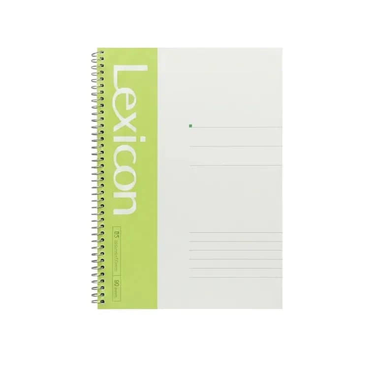 Lexicon B5 Spiral Notebook (90 Sheets)