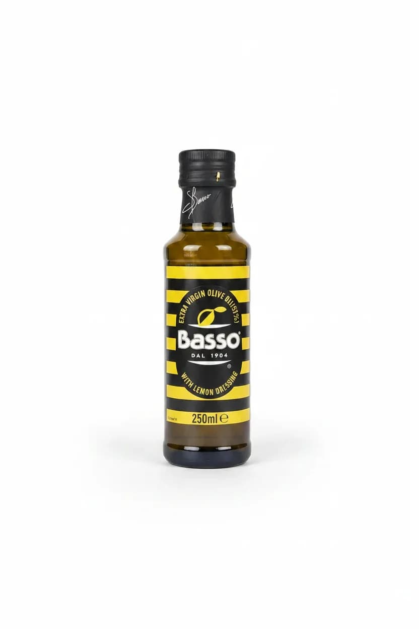 Basso Extra Virgin Olive Oil with Lemon Dressing (250ml)