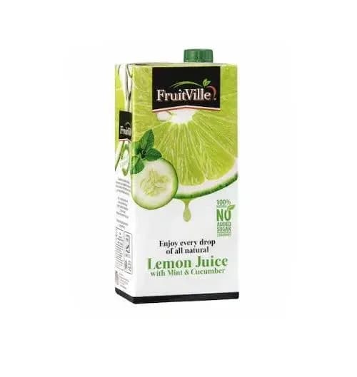 FruitVille Lemon Juice with Mint & Cucumber 1L