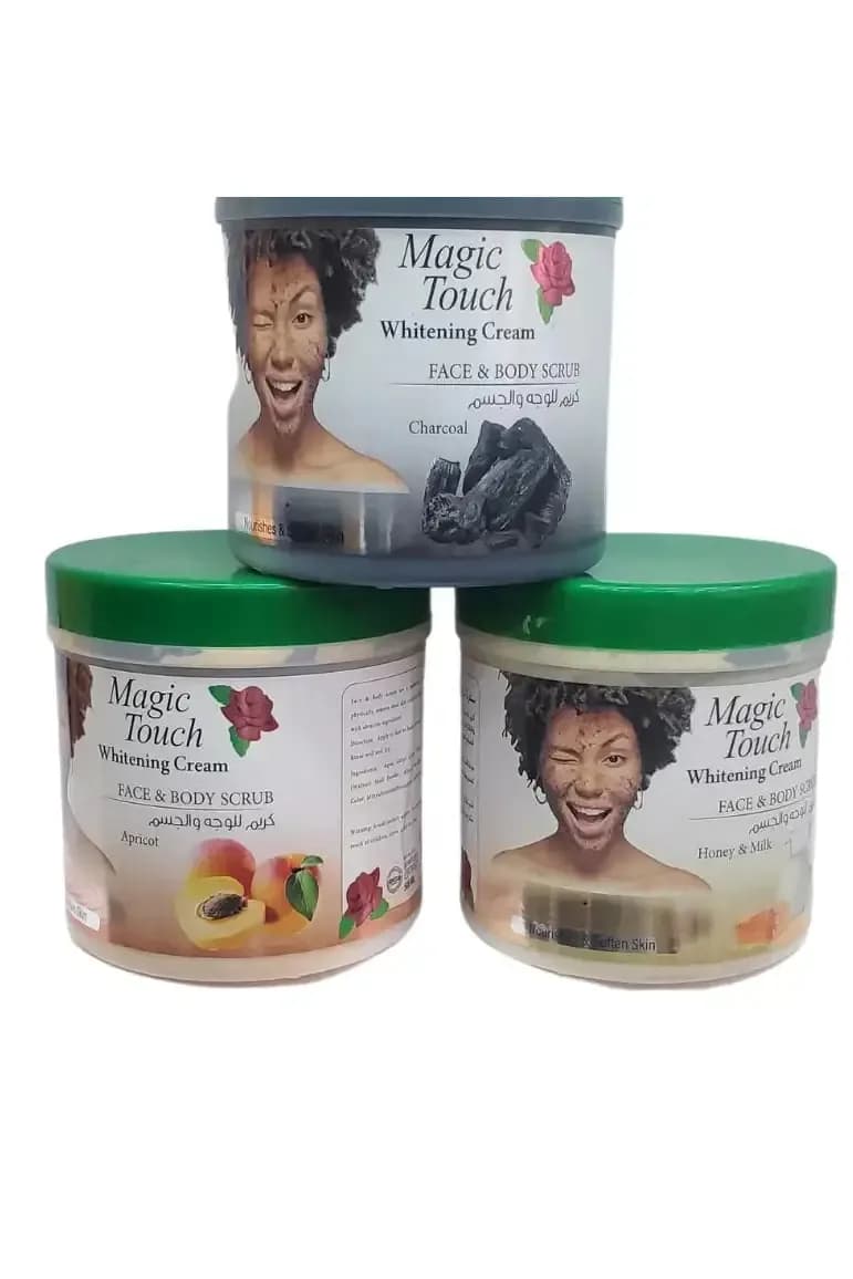 Magic touch whitening scrub for face and body/500ml