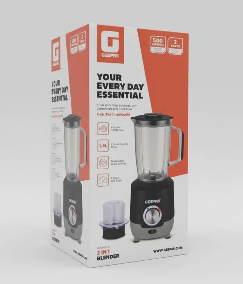 Geepas 2-in-1 Blender (GSB44027T)