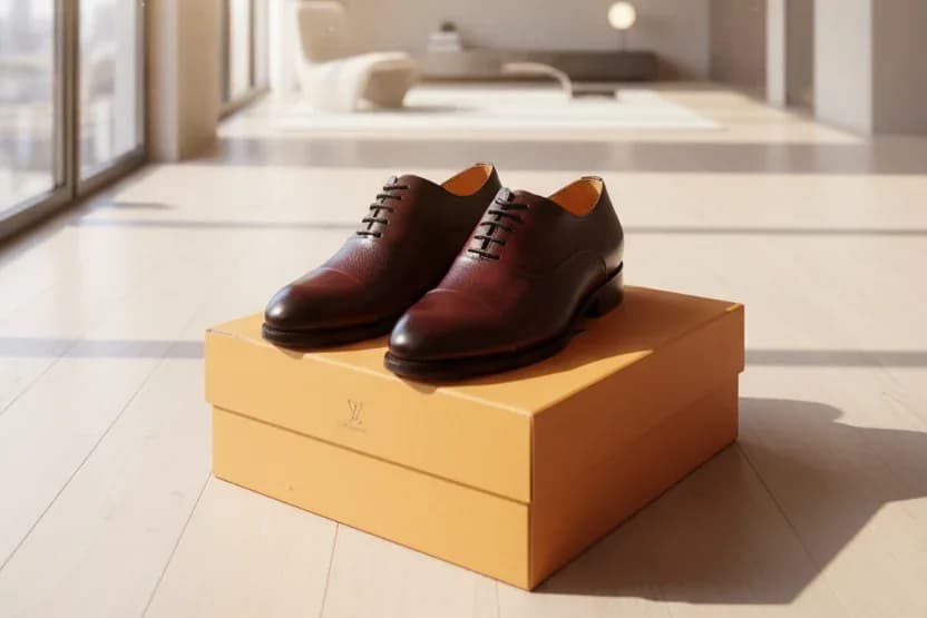 Brown Formal Leather Shoes Size 40-45