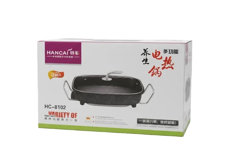 Hancai HC-8102 Multi-Functional Electric Hot Pot Cooker