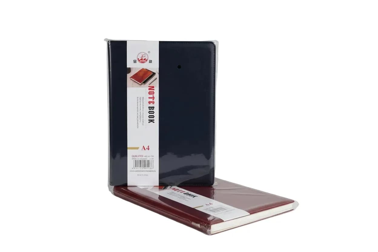 Jinbo A4 Leather Notebook (Model NO: A4-120) 1pc