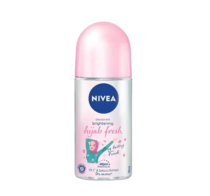 NIVEA Brightening Hijab Fresh Deodorant Roll On, 50ML