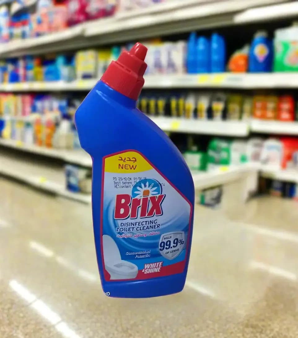 Brix Disinfecting Toilet Cleaner White& Shine 500ml
