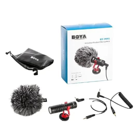 BOYA BY-MM1 Universal Cardioid Microphone – Compact Audio Solution