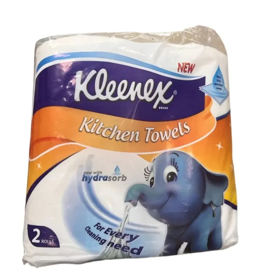 Kleenex Kitchen Towels with Hydrasorb, 2 Rolls