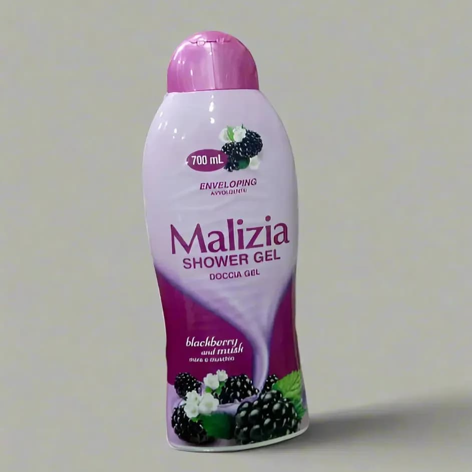 Malizia Enveloping Shower Gel - Blackberry & Musk, 700 mL