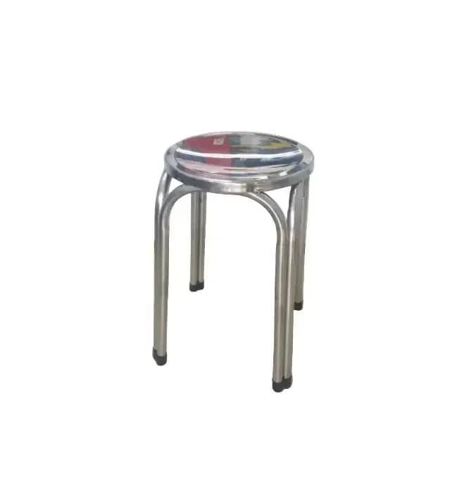 Stainless Steel Round Stool – Durable & Modern Design