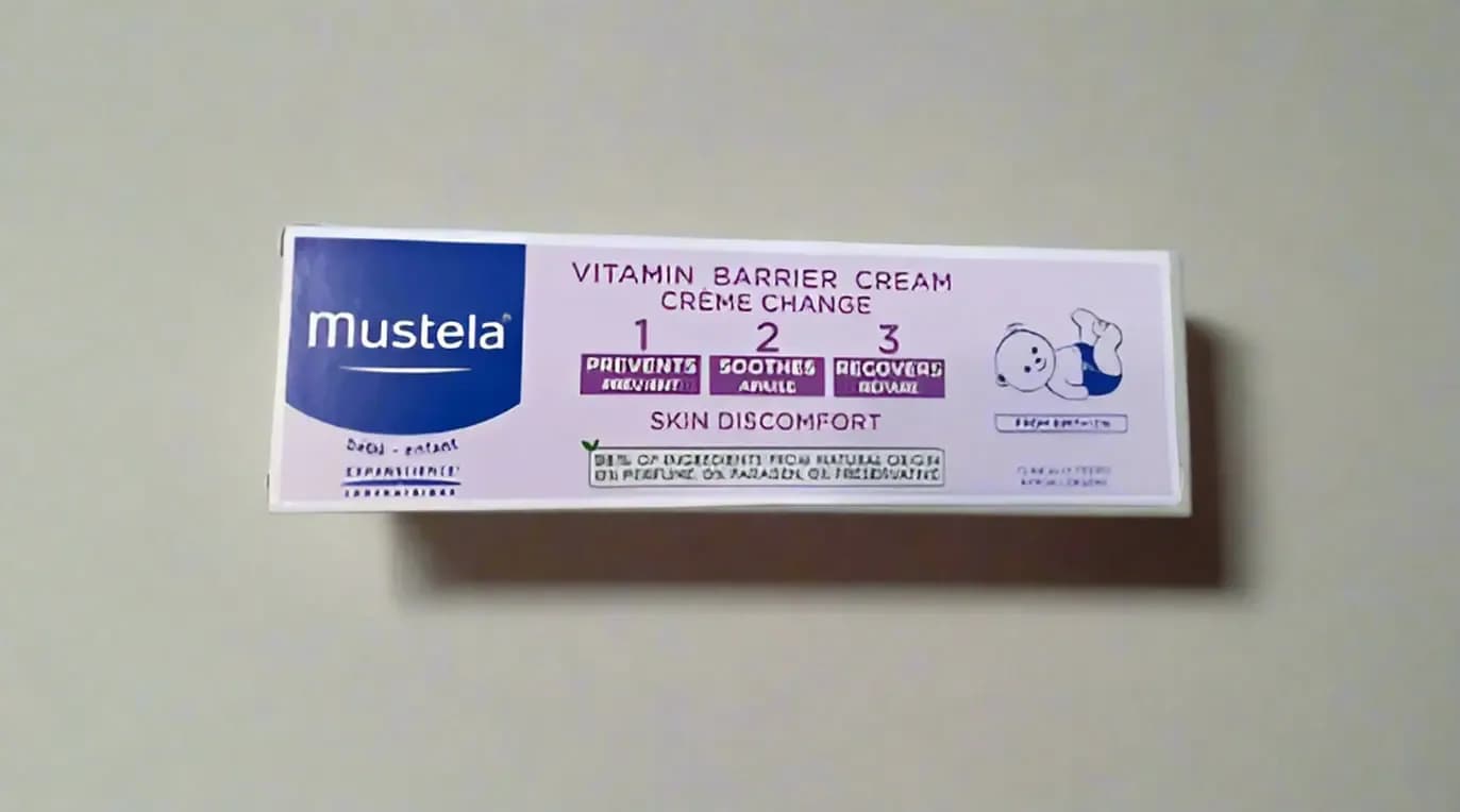 Mustela Vitamin Barrier Cream also known as Mustela 1 2 3 Vitamin Barrier Cream 100ml