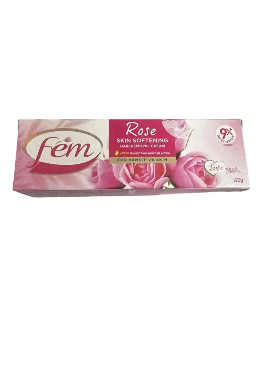 Fem Hair Removal Cream Rose for sensitive skin 120g