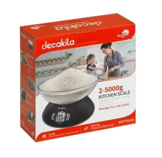 Decakila KMTT012B Kitchen Scale (2g to 5000g)
