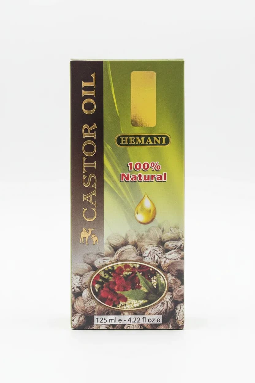 Hemani 100% Natural Castor Oil (125 ml)