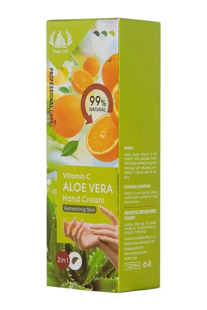 Tree City Refreshing Skin Vitamin C Aloe Vera Hand Cream/ 80g