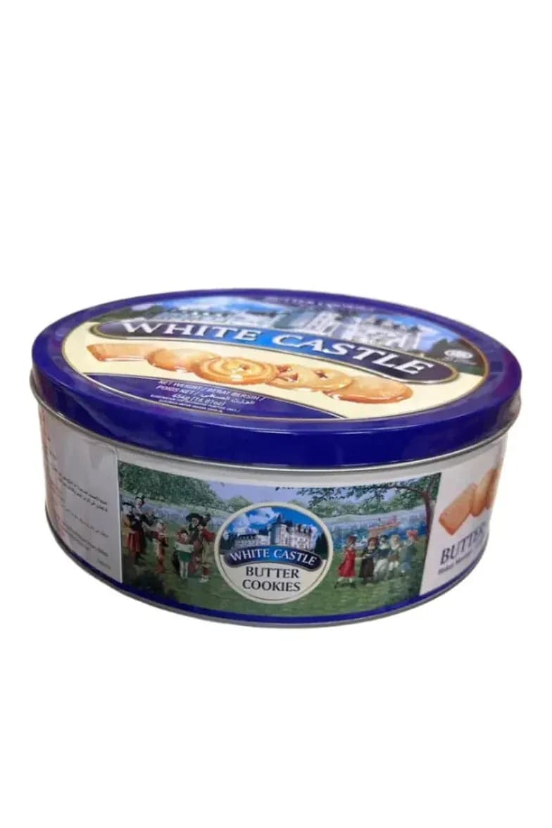 White Castle Butter Cookies 454g – Classic Tin of Sweetness