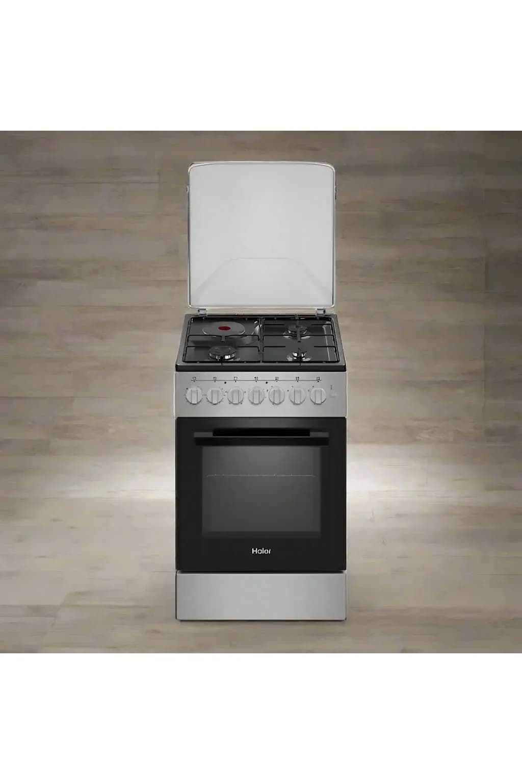 Haier 3+1 Cooker 50x60cm with Electric Oven & Auto Ignition