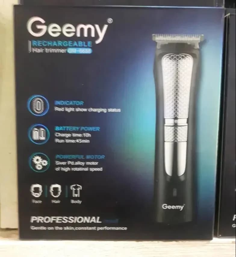 Geemy GM-6688 Rechargeable Hair Trimmer