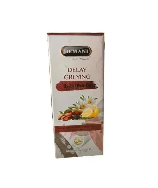 Hemani Delay Greying Herbal Hair Oil 200ML