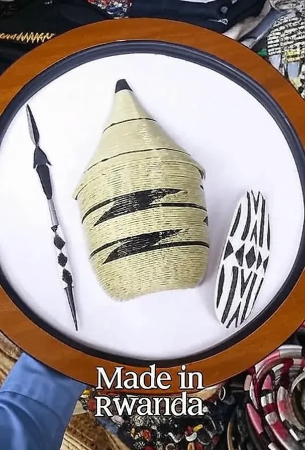 Handwoven Basket, Arrow, and Shield Set