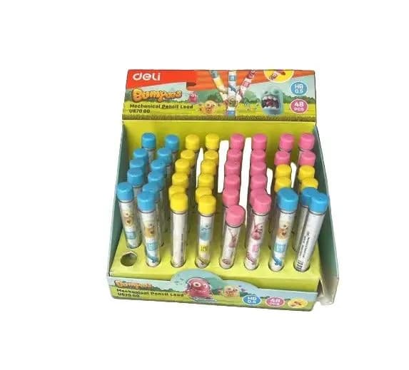 Deli Bumpees HB 0.5mm Mechanical Pencil Lead 48 pcs