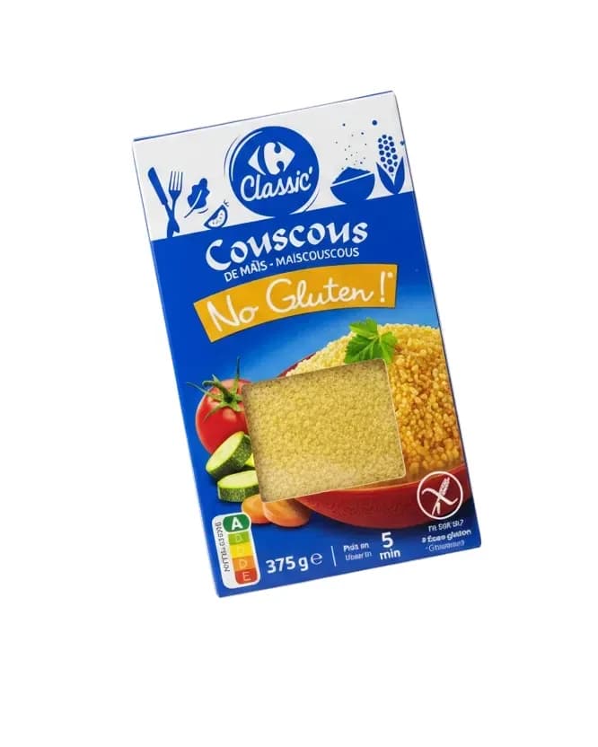 Carrefour Classic Gluten-Free Corn Couscous (375g)