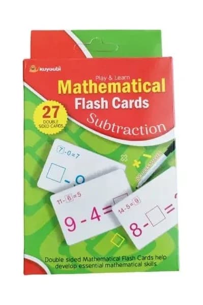 Play & Learn Mathematical Flash Card (Subtraction)