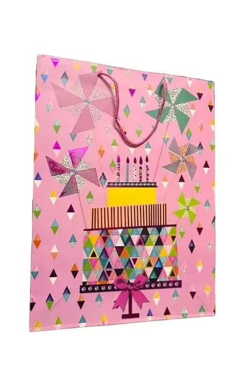Birthday-Themed Gift Bag – Large Size
