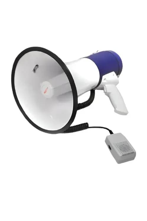 Bullhorn Megaphone Speaker with Rechargeable Battery