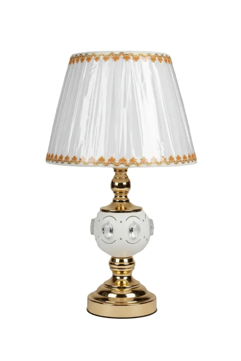 Table Lamp with Pleated Shade