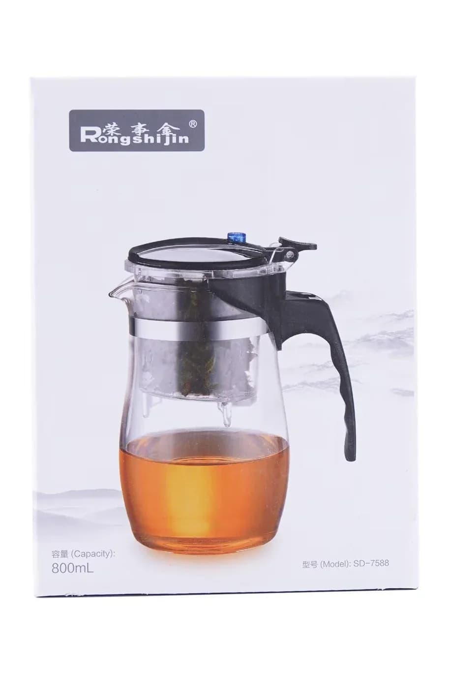 Rongshijin Glass Teapot SD-7582 – 800ml Tea Brewer with Infuser