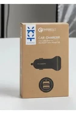 Mixberry 2-pot Car Charger - Qualcomm QC3.0 fast charge - Black