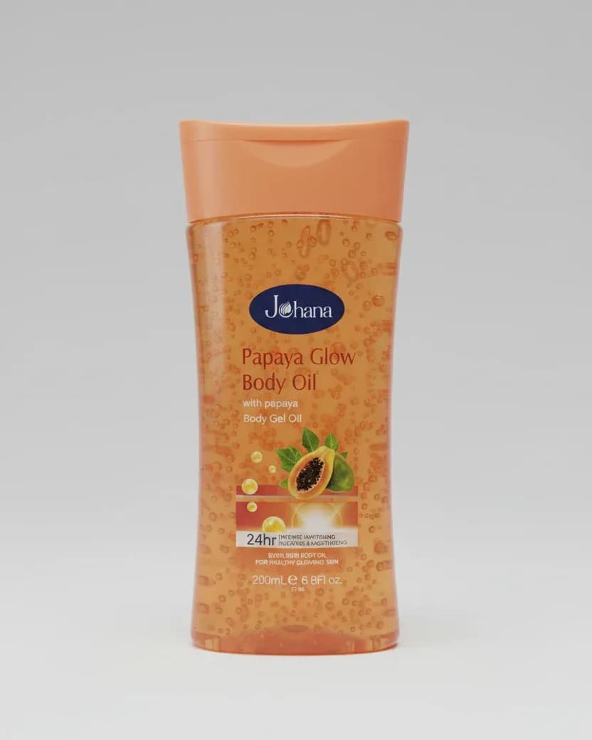 Johana Papaya Glow Body Gel Oil (200ml)