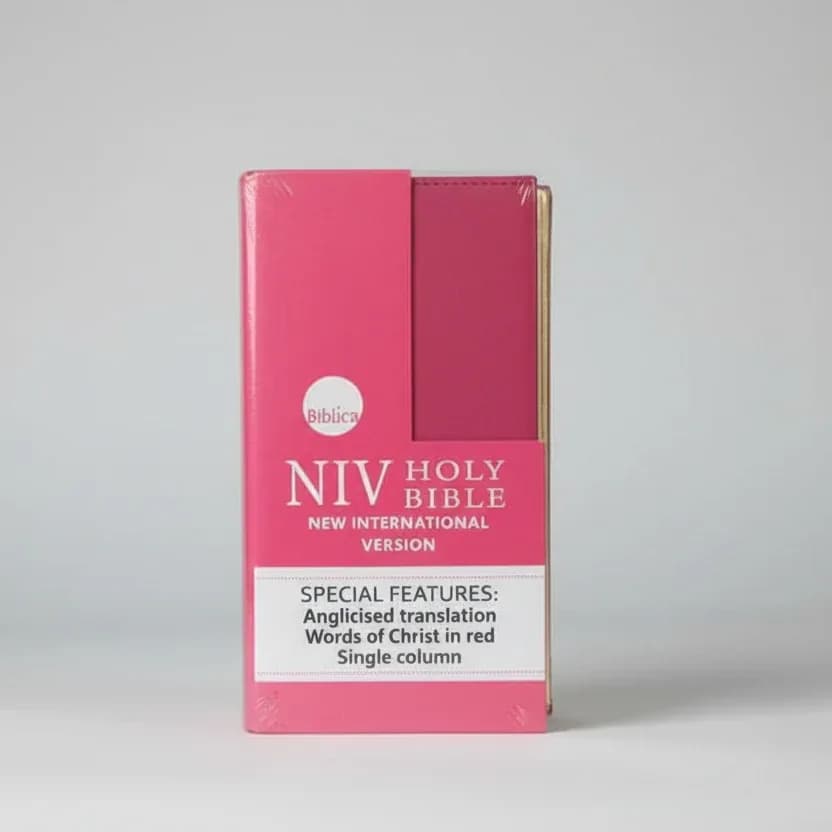 NIV Anglicised Holy Bible (Pink Softcover)